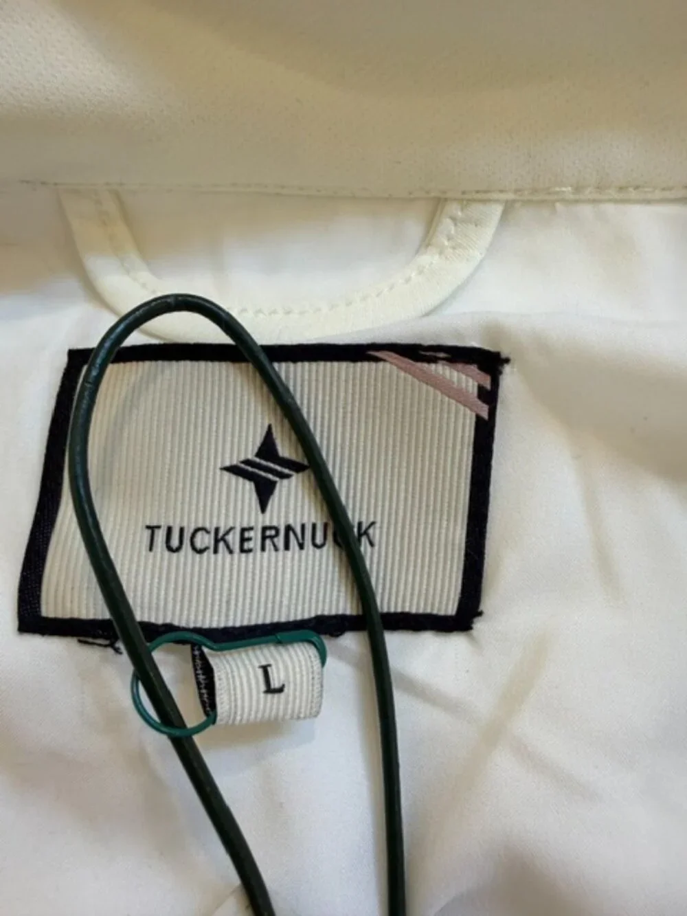 TUCKERNUCK Sarah Creme Belted Midi Dress NWT Large